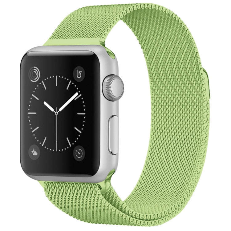 For Apple Watch Series 9&8&7 41mm / SE 3&SE 2&6&SE&5&4 40mm / 3&2&1 38mm Milanese Loop Magnetic S...