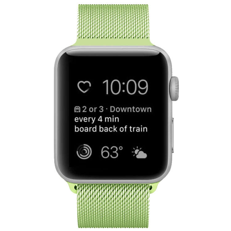 For Apple Watch Series 9&8&7 41mm / SE 3&SE 2&6&SE&5&4 40mm / 3&2&1 38mm Milanese Loop Magnetic S...