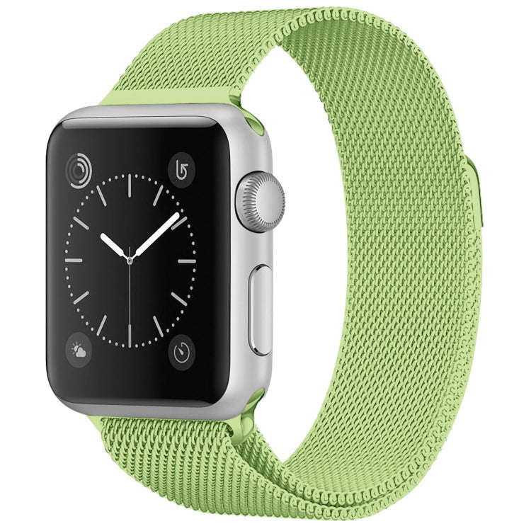 For Apple Watch Series 9&8&7 41mm / SE 3&SE 2&6&SE&5&4 40mm / 3&2&1 38mm Milanese Loop Magnetic S...