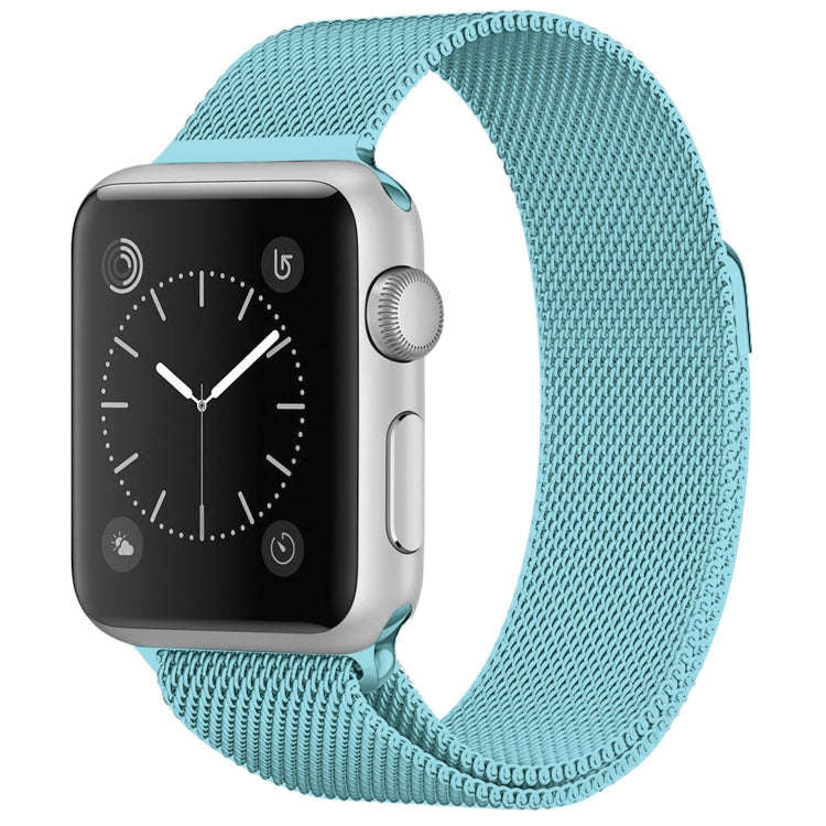 For Apple Watch Series 9&8&7 41mm / 6 & SE & 5 & 4 40mm / 3 & 2 & 1 38mm Milanese Loop Magnetic S...