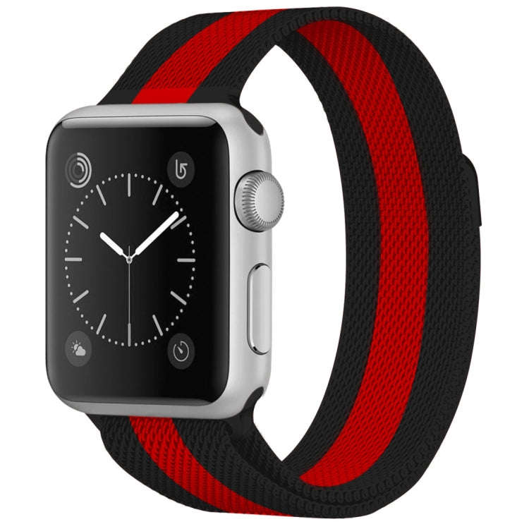 For Apple Watch Series 9&8&7 41mm / SE 3&SE 2&6&SE&5&4 40mm / 3&2&1 38mm Milanese Loop Magnetic S...