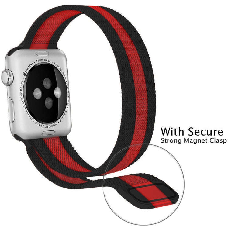 For Apple Watch Series 9&8&7 41mm / SE 3&SE 2&6&SE&5&4 40mm / 3&2&1 38mm Milanese Loop Magnetic S...