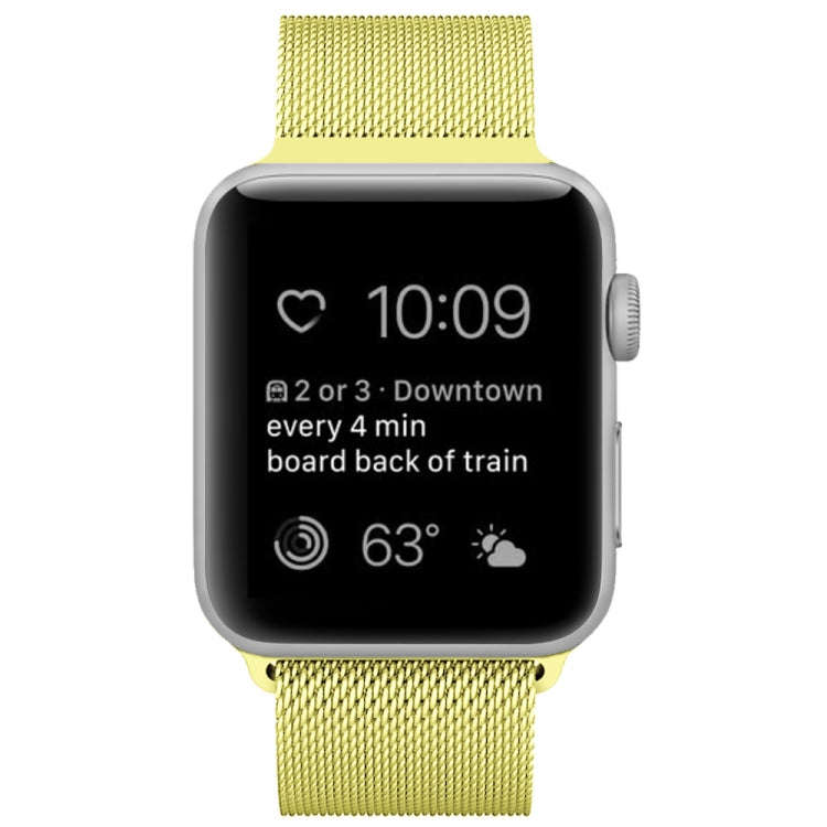 For Apple Watch Series 9&8&7 41mm / 6 & SE & 5 & 4 40mm / 3 & 2 & 1 38mm Milanese Loop Magnetic S...