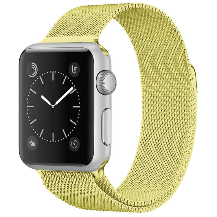 For Apple Watch Series 9&8&7 41mm / 6 & SE & 5 & 4 40mm / 3 & 2 & 1 38mm Milanese Loop Magnetic S...