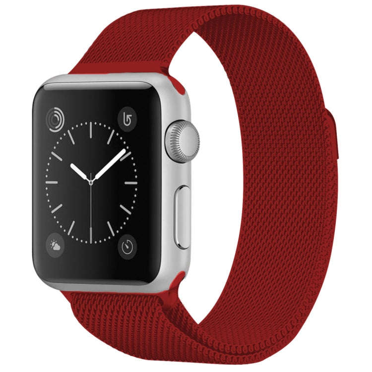 For Apple Watch Series 9&8&7 41mm / SE 3&SE 2&6&SE&5&4 40mm / 3&2&1 38mm Milanese Loop Magnetic S...