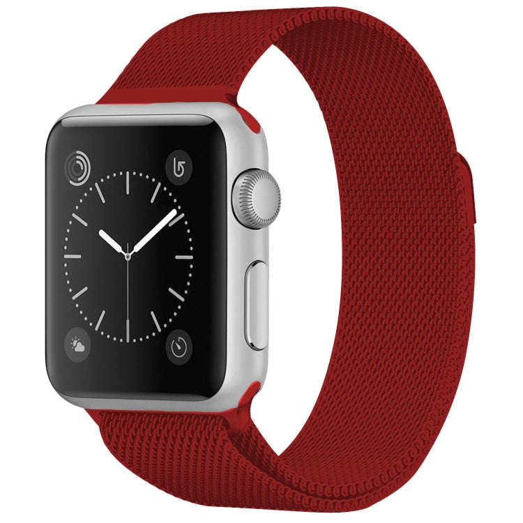 For Apple Watch Series 9&8&7 41mm / SE 3&SE 2&6&SE&5&4 40mm / 3&2&1 38mm Milanese Loop Magnetic S...