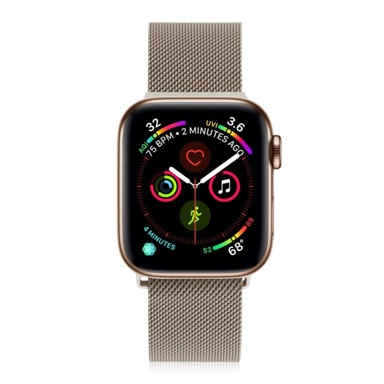 For Apple Watch Series 9&8&7 41mm / 6 & SE & 5 & 4 40mm / 3 & 2 & 1 38mm Milanese Loop Magnetic S...