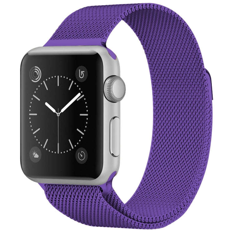 For Apple Watch Series 9&8&7 41mm / 6 & SE & 5 & 4 40mm / 3 & 2 & 1 38mm Milanese Loop Magnetic S...