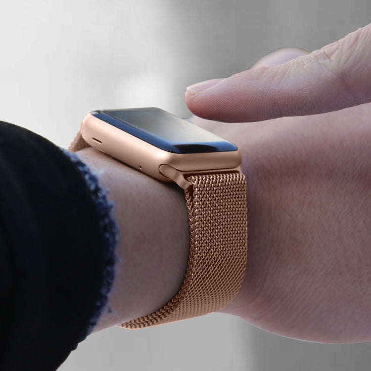 For Apple Watch Series  9&8&7 41mm / 6 & SE & 5 & 4 40mm / 3 & 2 & 1 38mm Milanese Loop Magnetic ...