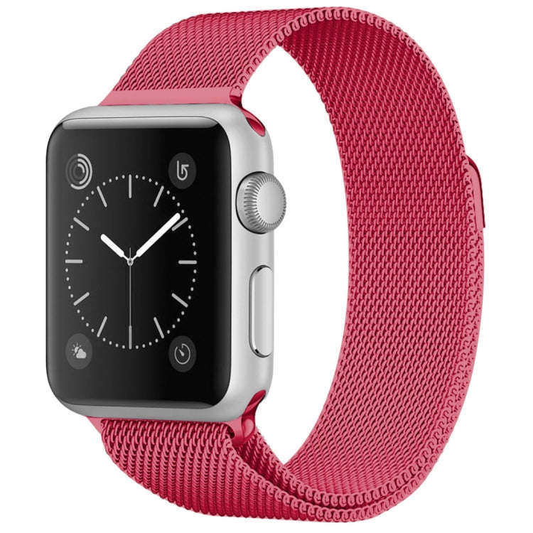 For Apple Watch Series 9&8&7 41mm / 6 & SE & 5 & 4 40mm / 3 & 2 & 1 38mm Milanese Loop Magnetic S...