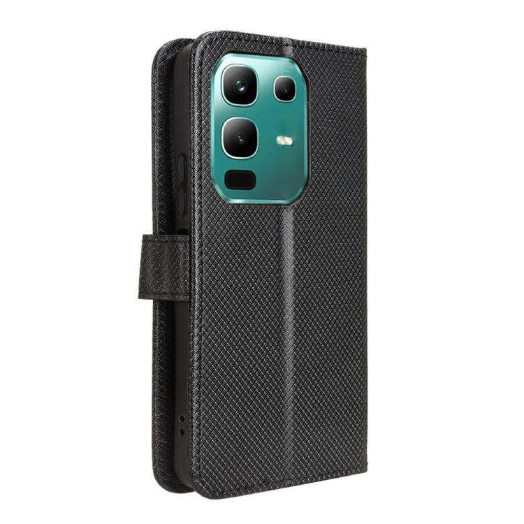 For Infinix Note 50x 5G Diamond Texture Leather Phone Case(Black)