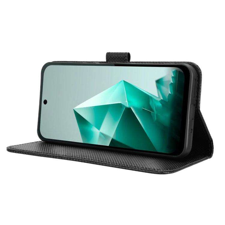 For Infinix Note 50x 5G Diamond Texture Leather Phone Case(Black)