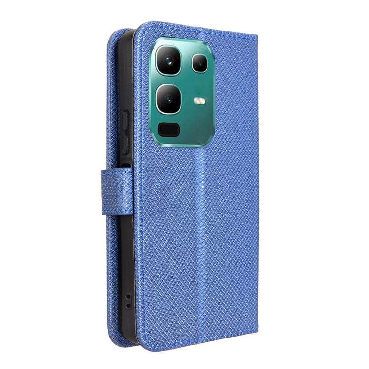 For Infinix Note 50x 5G Diamond Texture Leather Phone Case(Blue)