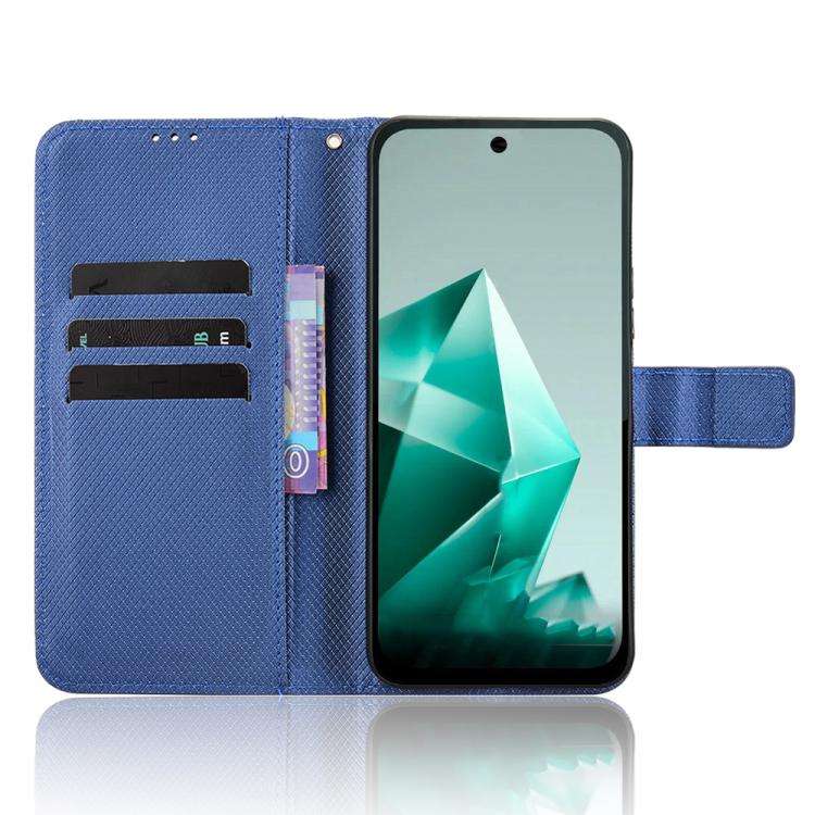 For Infinix Note 50x 5G Diamond Texture Leather Phone Case(Blue)
