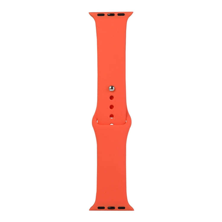 For Apple Watch Series 9&8&7 41mm / SE 3&SE 2&6&SE&5&4 40mm / 3&2&1 38mm Silicone Watch Band, Lon...