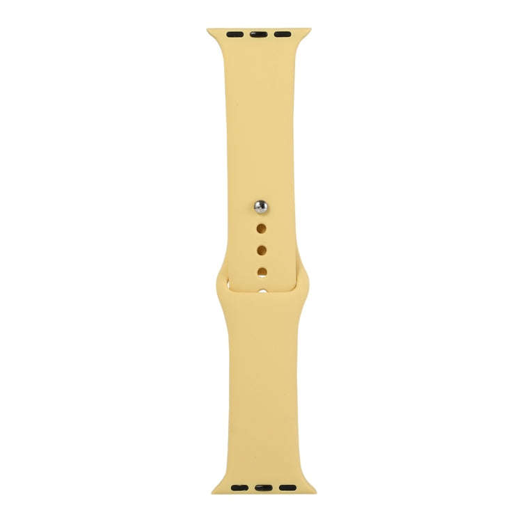 For Apple Watch Series 9&8&7 41mm / SE 3&SE 2&6&SE&5&4 40mm / 3&2&1 38mm Silicone Watch Band, Lon...