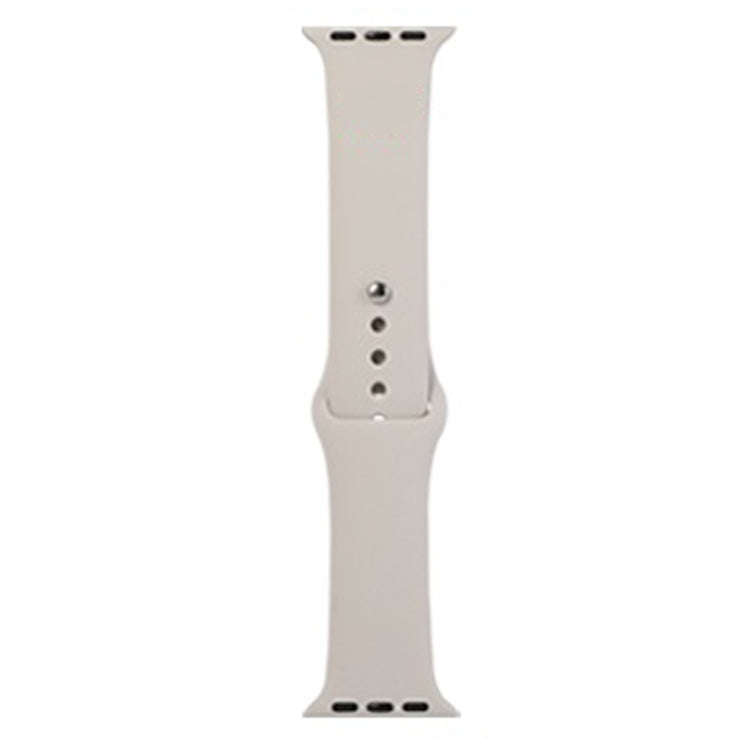 For Apple Watch Series 9&8&7 41mm / SE 3&SE 2&6&SE&5&4 40mm / 3&2&1 38mm Silicone Watch Band, Lon...