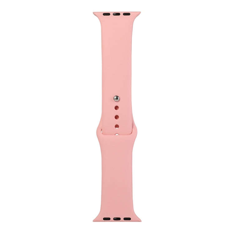 For Apple Watch Series 9&8&7 41mm / SE 3&SE 2&6&SE&5&4 40mm / 3&2&1 38mm Silicone Watch Band, Lon...