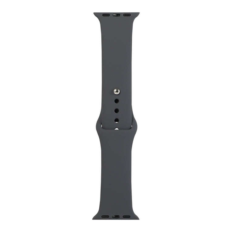 For Apple Watch Series 9&8&7 41mm / SE 3&SE 2&6&SE&5&4 40mm / 3&2&1 38mm Silicone Watch Band, Lon...