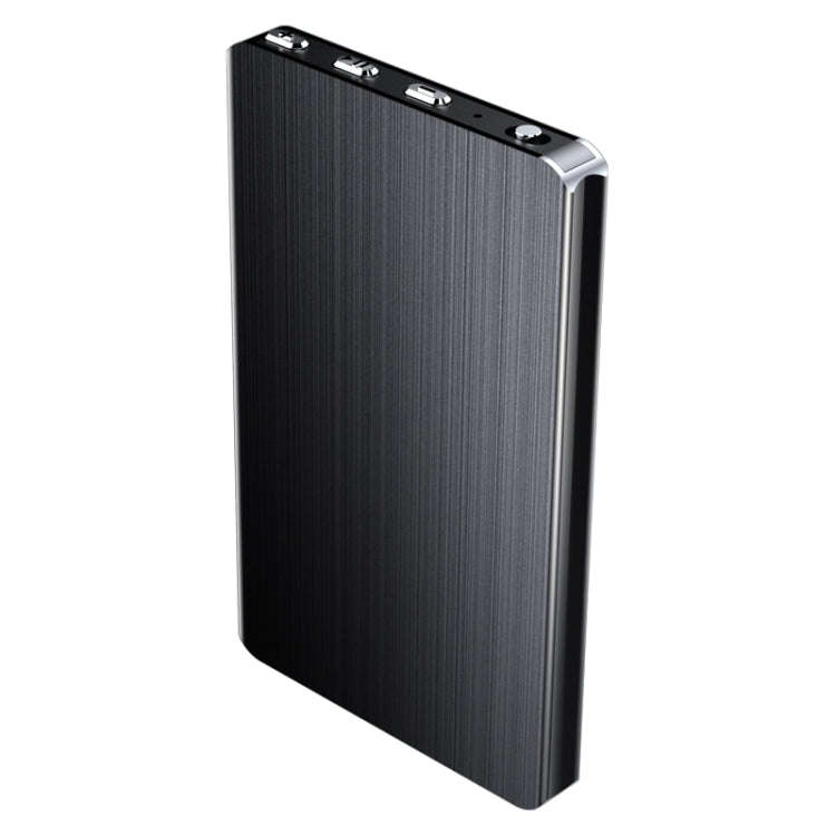 JNN M2 Ultra-thin HD Noise Reduction Intelligent Control Voice Voice Recorder, Capacity:32GB(Black)