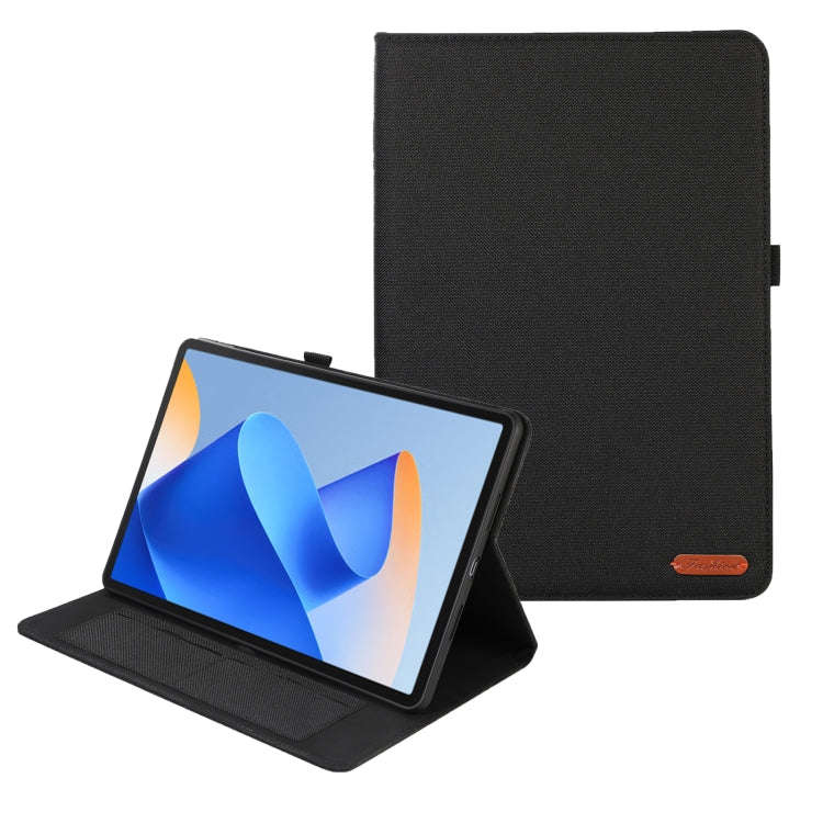 For Huawei MatePad Air 11.5 inch Fabric Leather Tablet Case(Black)