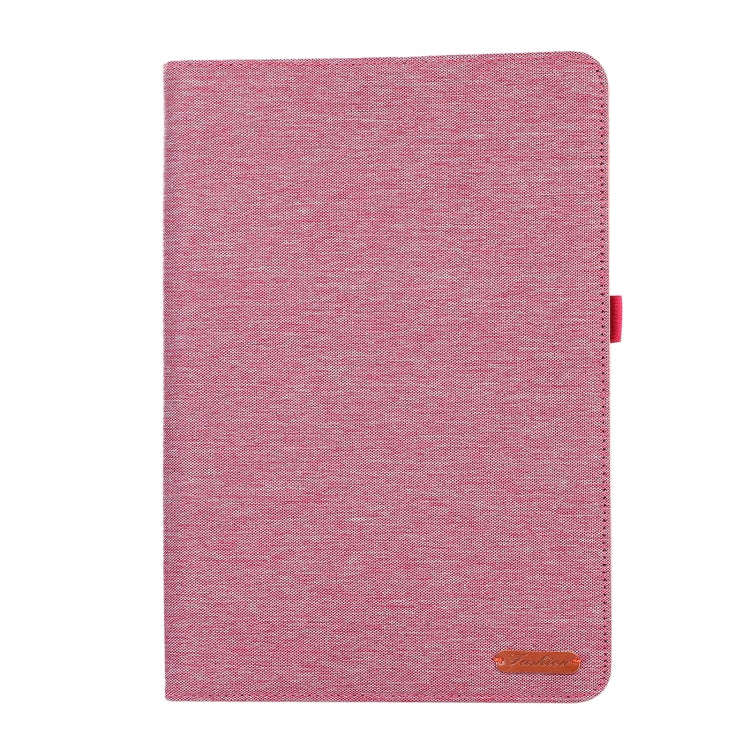 For Huawei MatePad Air 11.5 inch Fabric Leather Tablet Case(Rose Red)
