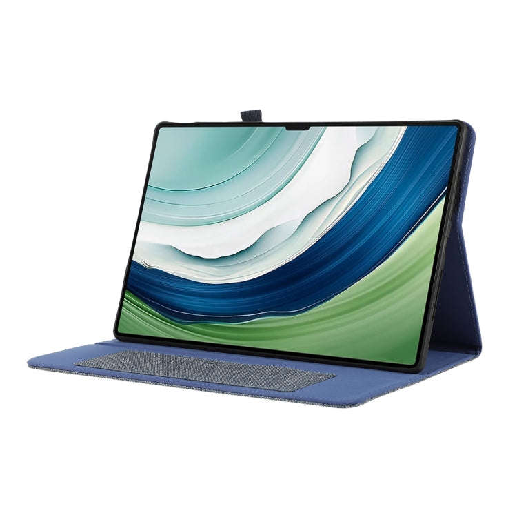For Huawei MatePad Pro 13.2 Fabric Leather Tablet Case(Blue)