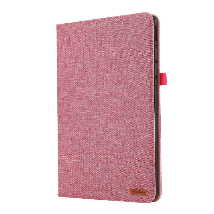 For Huawei MatePad Pro 13.2 Fabric Leather Tablet Case(Rose Red)