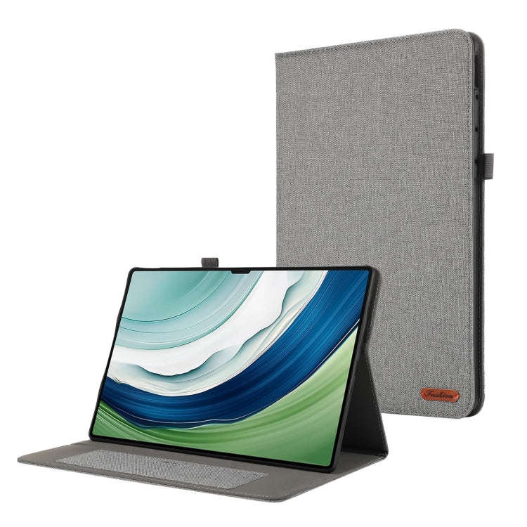 For Huawei MatePad Pro 13.2 Fabric Leather Tablet Case(Grey)