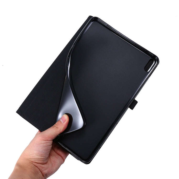 For Huawei MatePad SE 11 2024 Fabric Leather Tablet Case(Black)