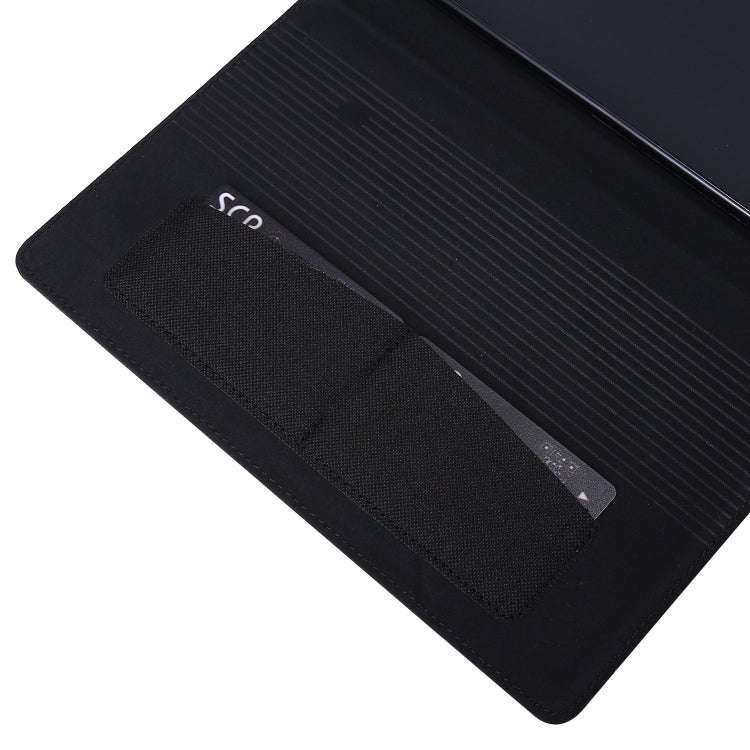 For Huawei MatePad SE 11 2024 Fabric Leather Tablet Case(Black)