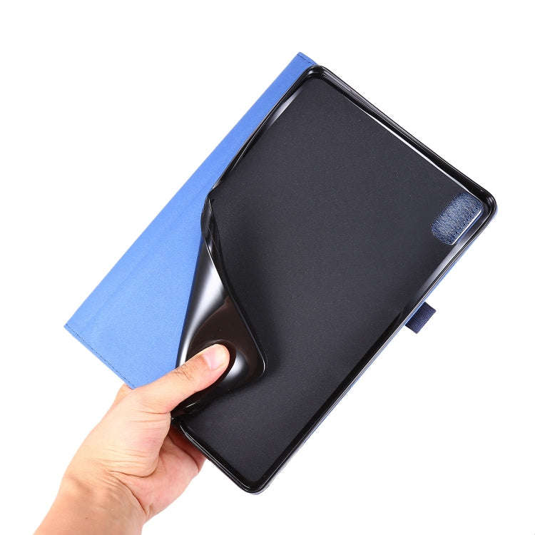 For Huawei MatePad SE 11 2024 Fabric Leather Tablet Case(Blue)
