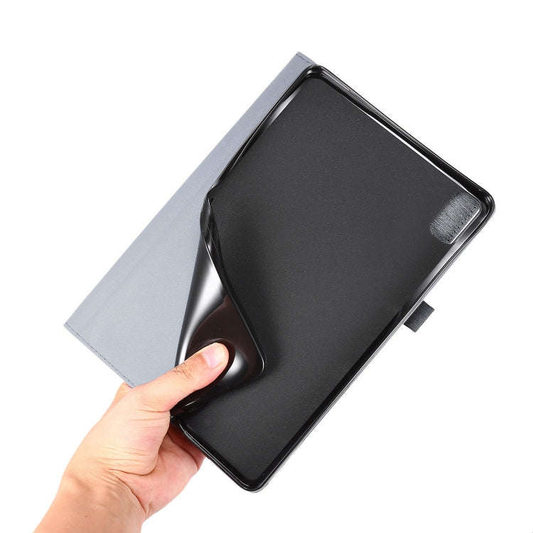For Huawei MatePad SE 11 2024 Fabric Leather Tablet Case(Grey)