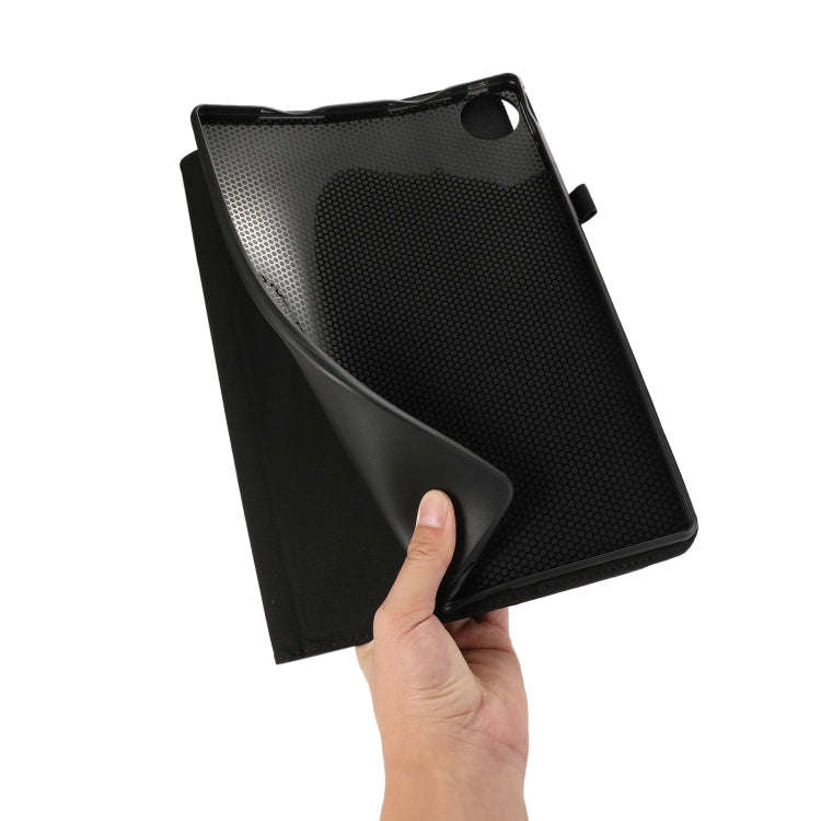For Huawei MatePad Pro 12.2 2024 Fabric Leather Tablet Case(Black)