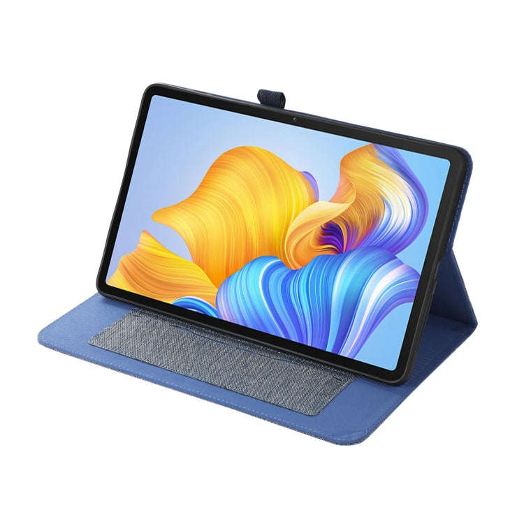 For Huawei MatePad Air 2024 Fabric Leather Tablet Case(Blue)