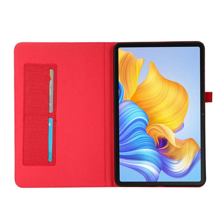For Huawei MatePad Air 2024 Fabric Leather Tablet Case(Red)