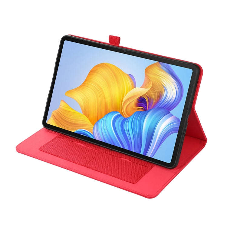 For Huawei MatePad Air 2024 Fabric Leather Tablet Case(Red)