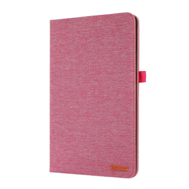 For Huawei MatePad Air 2024 Fabric Leather Tablet Case(Rose Red)