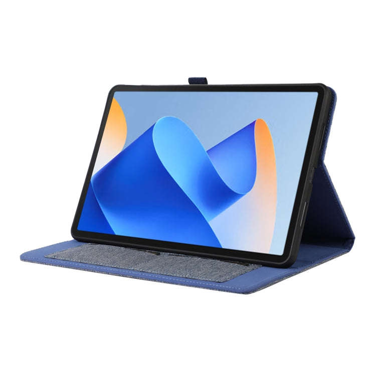 For Huawei MatePad 11 2023 Fabric Leather Tablet Case(Blue)
