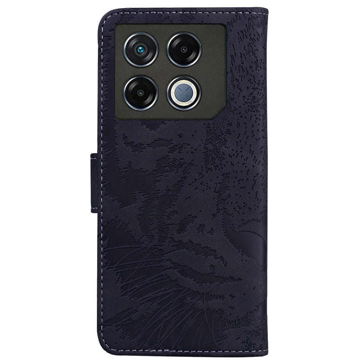 For Infinix GT 20 Pro Tiger Embossing Pattern Flip Leather Phone Case(Black)