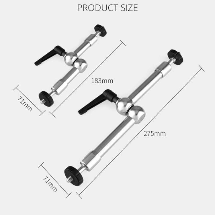 YELANGU A78 Stainless Steel Adjustable Friction Articulating Magic Arm, Size:7 inch