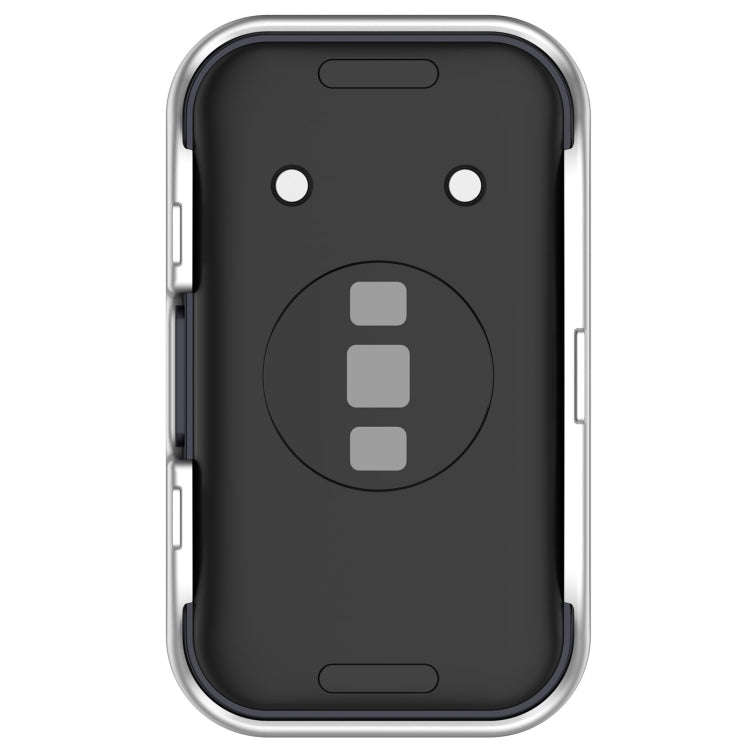 For Huawei Band 10 / 9 / 8 PC + Tempered Film Integrated Protective Watch Case(Matte Silver)