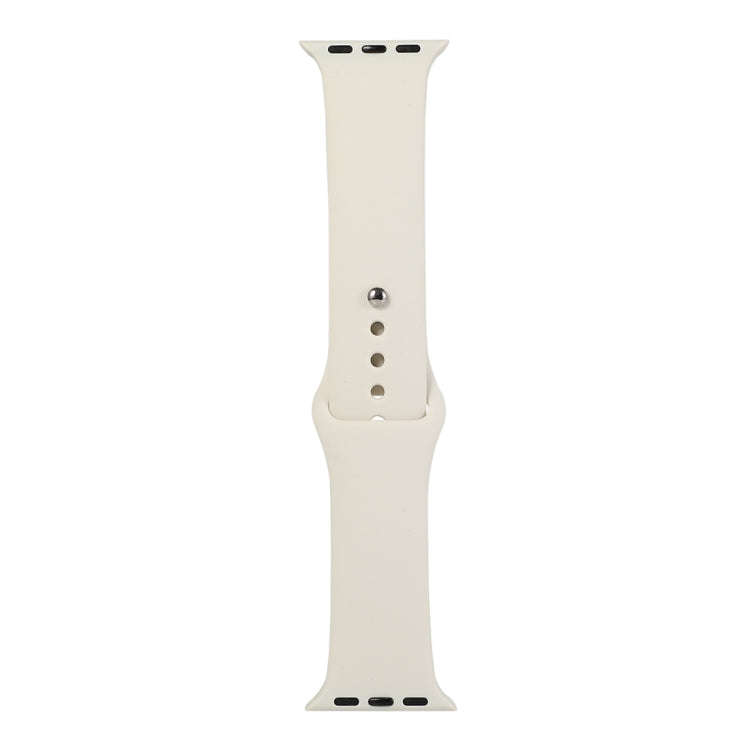 For Apple Watch Series 9&8&7 41mm / SE 3&SE 2&6&SE&5&4 40mm / 3&2&1 38mm Silicone Watch Band, Sho...