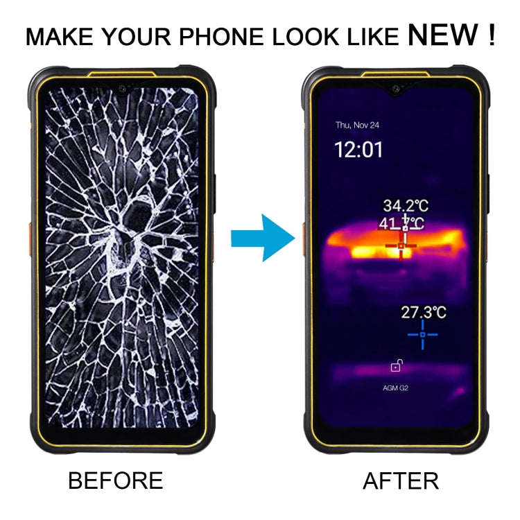 LCD Screen For AGM G2 Pro with Digitizer Full Assembly