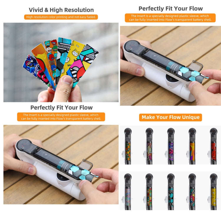 For Insta360 Flow Sunnylife IST-TZ575 Color Insert Sticker(Combo 1)