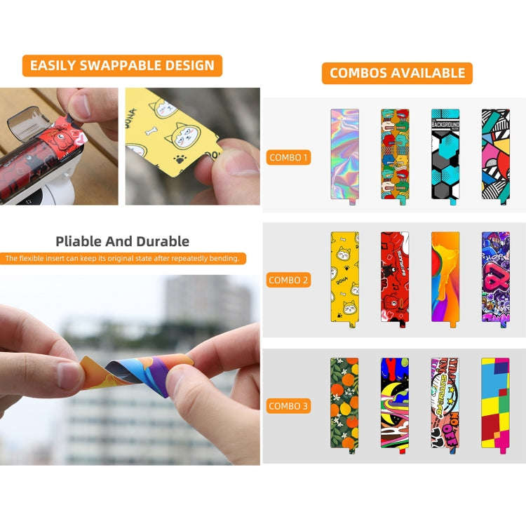 For Insta360 Flow Sunnylife IST-TZ575 Color Insert Sticker(Combo 1)
