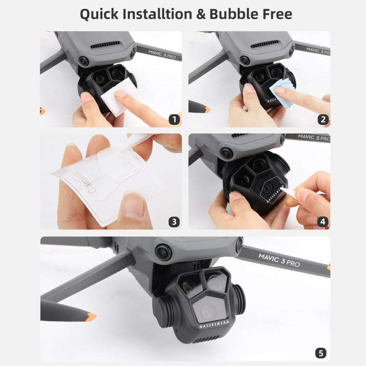 For DJI Mavic 3 Pro Sunnylife M3P-BHM578 2 Sets HD Explosion-proof Tempered Glass Film