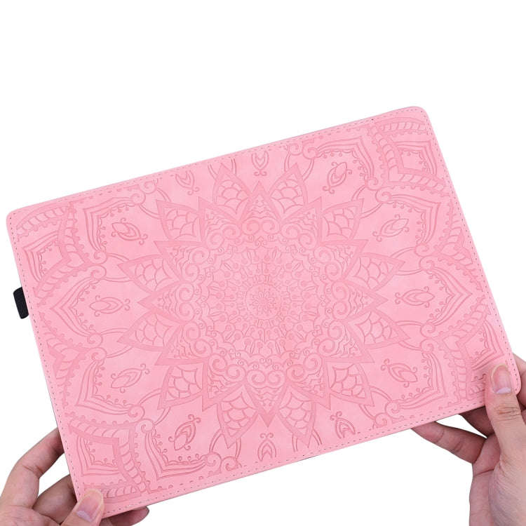 For Huawei MatePad T8 Calf Pattern Double Folding Design Embossed Leather Case with  Holder & Car...
