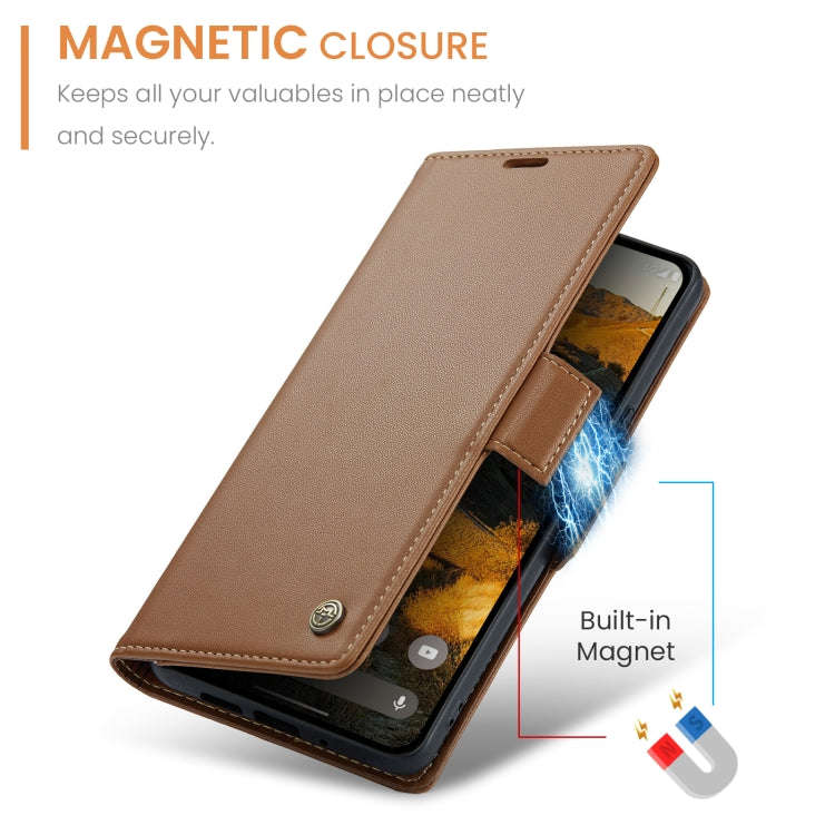 For Google Pixel 9 Pro XL CaseMe 023 Butterfly Buckle Litchi Texture RFID Anti-theft Leather Phon...
