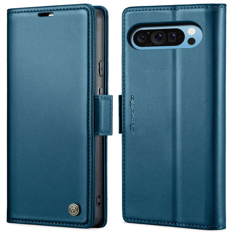 For Google Pixel 9 Pro XL CaseMe 023 Butterfly Buckle Litchi Texture RFID Anti-theft Leather Phon...